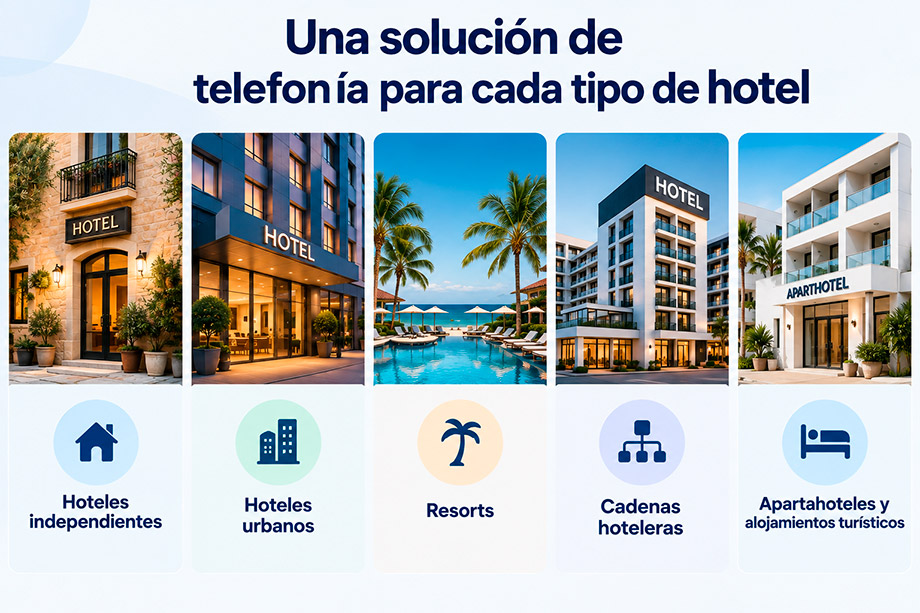 tipos de hotel para centralita virtual